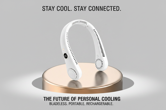 VedX AirFlow Pro portable neck fan white UAE